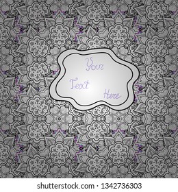 Varicolowhite, gray and black vector seamless illustration. Design wrapping and gift paper, greeting cards, banner and posters design.