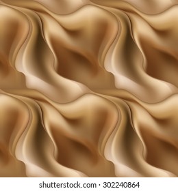 Varied abstract brown seamless pattern blurred background with wave