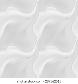 Varied abstract white seamless pattern blurred background