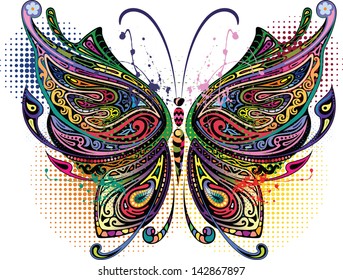 Variegated butterfly