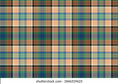 Tejidos variados de tejidos tradicionales tartán de cuadros sin soldadura, cuadrados claros y oscuros con rayas azules, verdes y naranjas para manteles, camisas, ropa, vestidos, ropa de cama