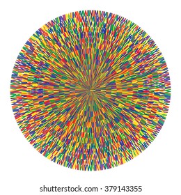 Variegated Globe for Design Project - vector illustration 