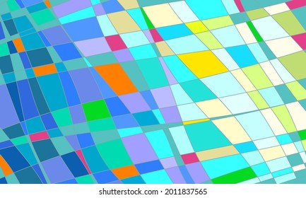 dibujo de ilustración de fondo abstracto multicolor variado