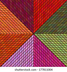 Variegated texture vector of rhombuses