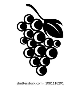 Varietal grape icon. Simple illustration of varietal grape vector icon for web