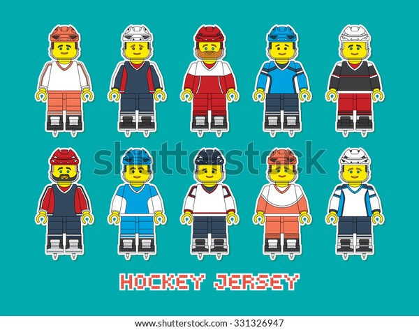 cartoon hockey jersey