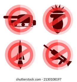 Sorten des Red Anti-War-Markenkorb-Sets