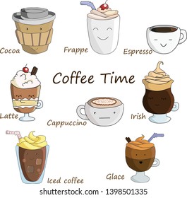 
Varieties of tasty and fun coffee