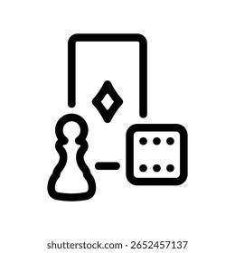 Variety of Board Game Components Representing Hobbies and Leisure