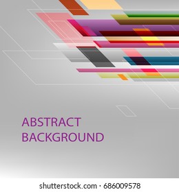 Variety color bars background