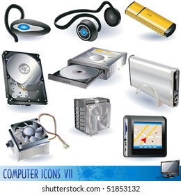 Variety of computer icons.