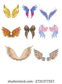 A variety of creative wing design