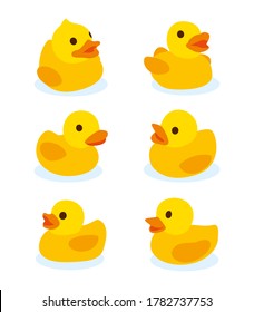 Variety of cute duck set