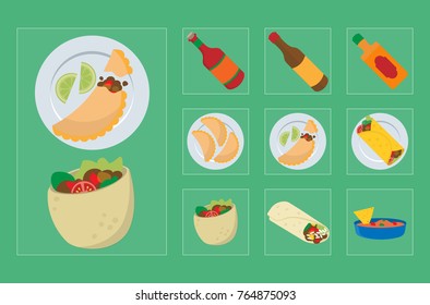 A variety of delicious Mexican food and snacks enjoyed by people the World over.