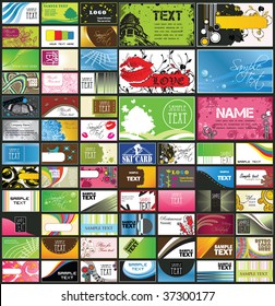 Variety of Detailed Business Cards