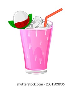 a variety of drinks vector illustration
