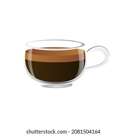 a variety of drinks vector illustration
