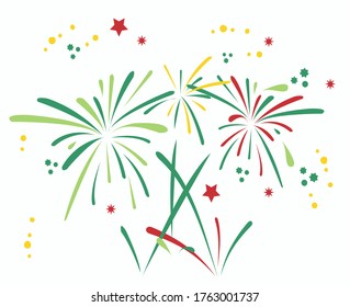 Variety of firework set design