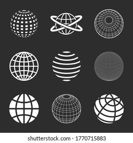 Variedad de signos de Mapa Global