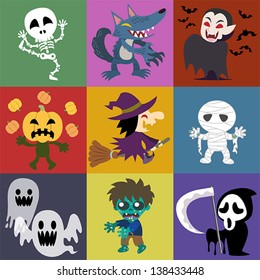 A variety of Halloween roles