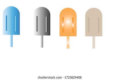 A variety of ice cream