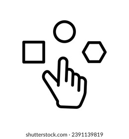Icono de varianza aislar ilustración de material vectorial de fondo blanco