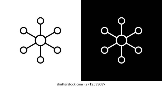 Icono de Variedad. Símbolo plano simple. Ilustración de pictograma de contorno negro perfecto