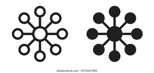 Variety icons in outline and stroke versions