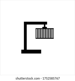 Variety of lamp, bulb and light icon