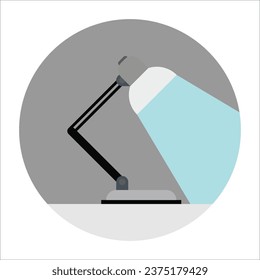 Variedad de lámparas elementos aislados conjunto de iconos de vector plano