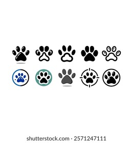 Variety of Paw Print Designs