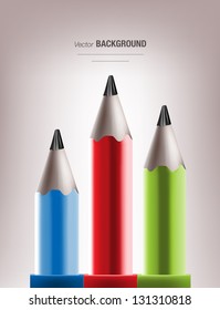 a variety of pencils