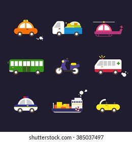 The variety of rides