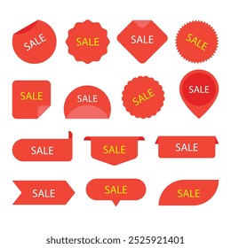 variety sales label collection. sale sticker