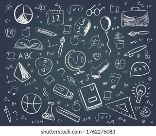 Variety of School Elements set