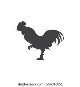 Variety silhouettes chicken ,  vector