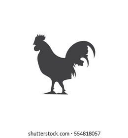Variety silhouettes chicken ,  vector