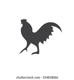 Variety silhouettes chicken ,  vector