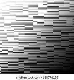 Variety square Black and white pattern design for abstract background concept