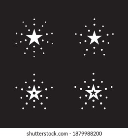 Variety of star explosions, star bursts