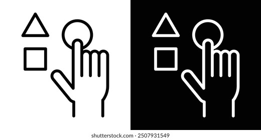 Variety thin line vector icon set.