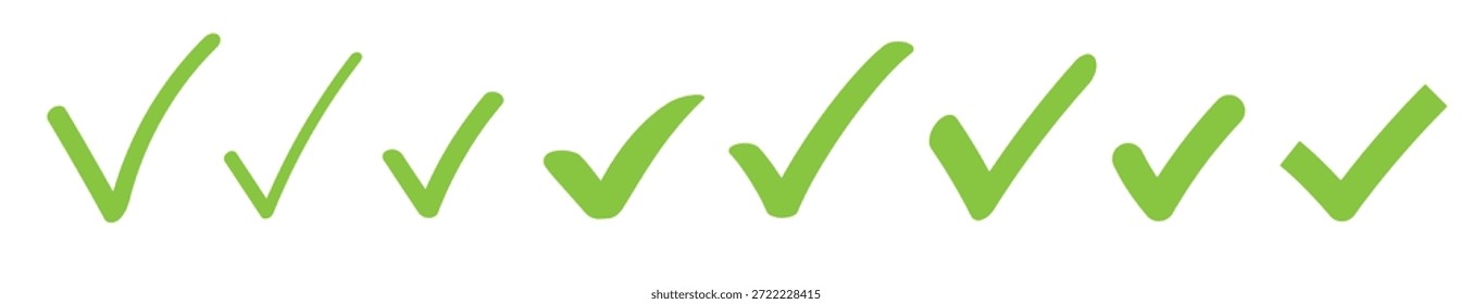 Variety tick shape element design set