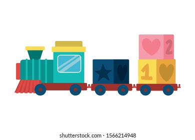 Variety of toys design, childhood play fun kid game gift and object theme Vector illustration
