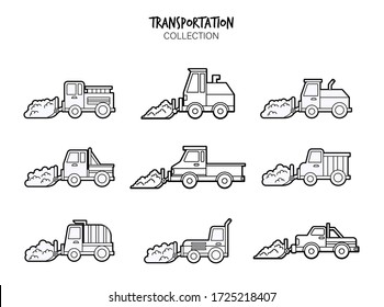 Variedad del conjunto de vectores de transporte