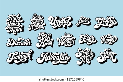 Variedad de tipografía