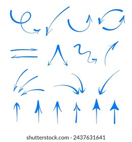 a variety of universal arrows. vector useful set of elements