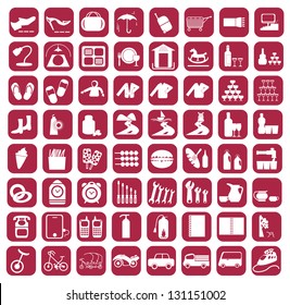 Variety vector icon for multiple usage.