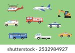 a variety of vehicles clip art