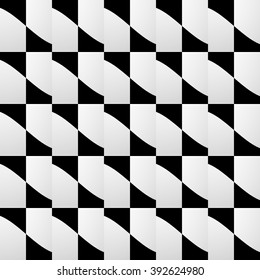 Various abstract geometric patterns, monochrome mosaic backgrounds. Repeatable.