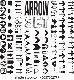 Various arrow set for your design